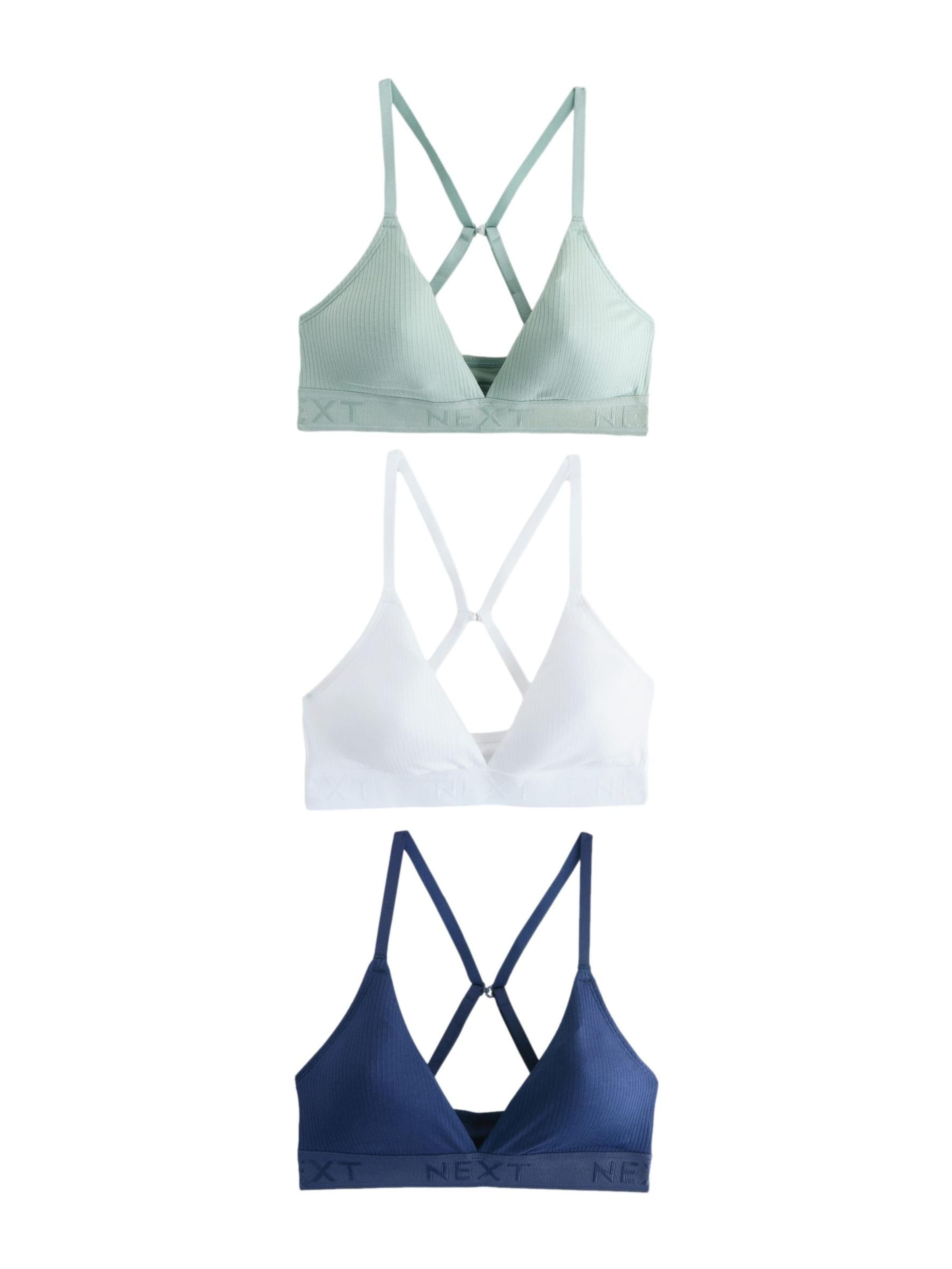 mėlyna Next Marškinėliai Liemenėlė: priekis