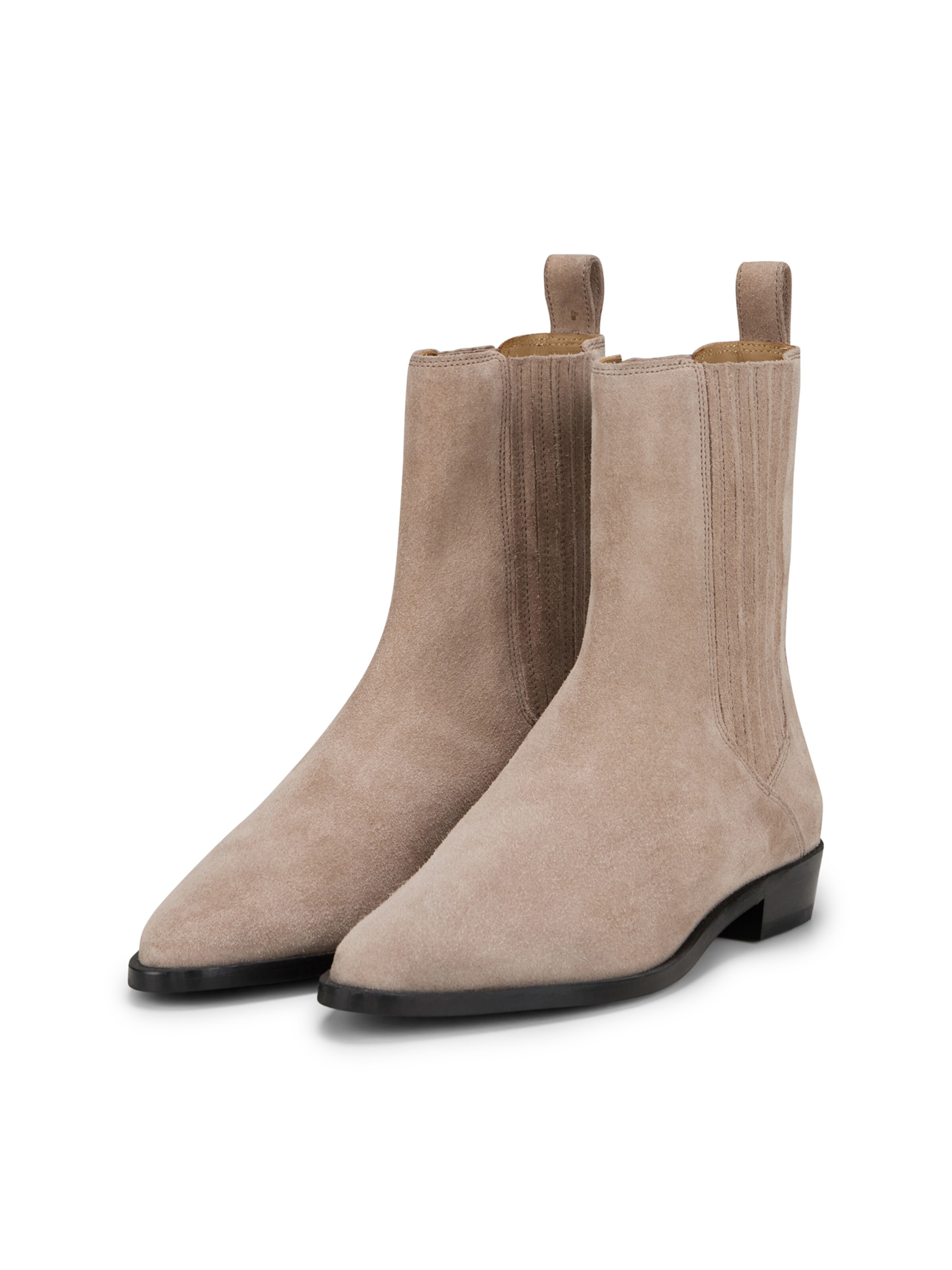 JOOP! Cowboy boot 'Velluto Lou' in Beige