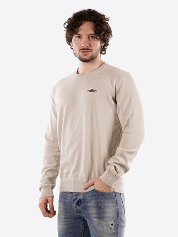 Aeronautica Militare Pullover in Weiß