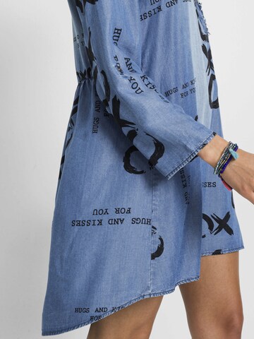 bonprix Jurk in Blauw