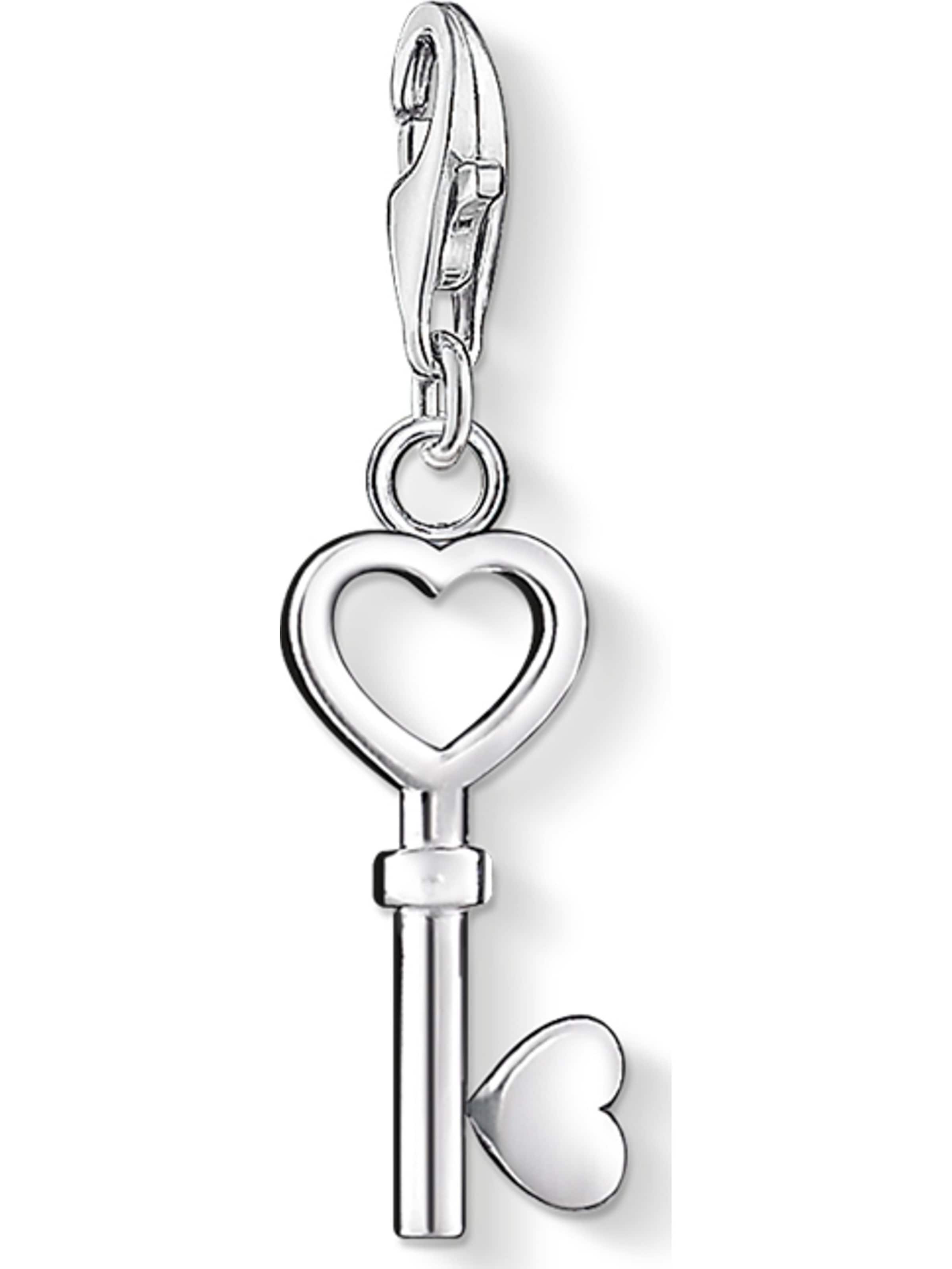 Thomas Sabo Anhänger 'Schlüssel' in Silber: Vorderseite