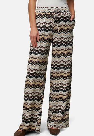 Wide leg Pantaloni di zero in colori misti: frontale