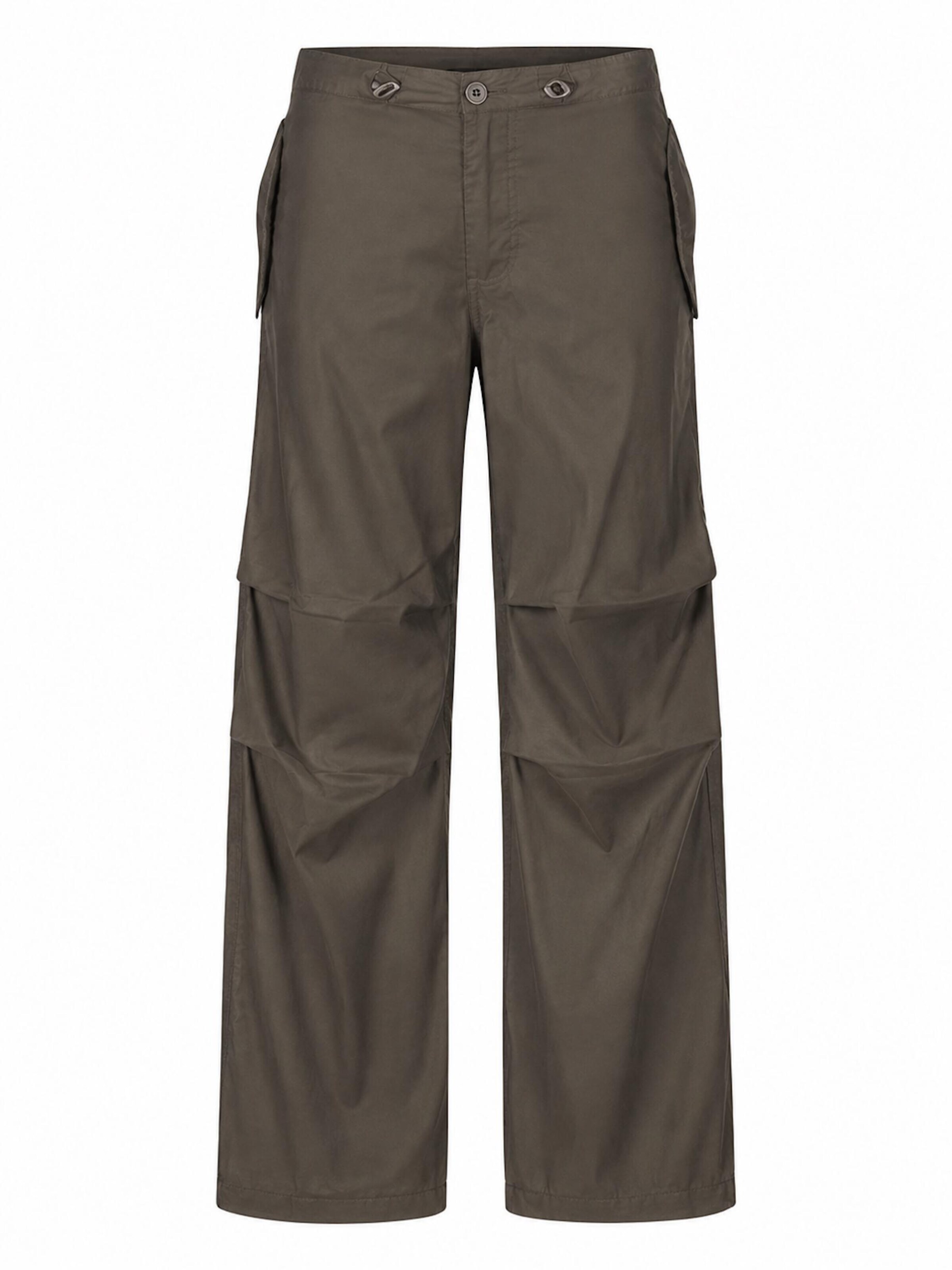 Worldclassca Cargo Pants 'Damen Cargo Hose Parachut' in Green: front