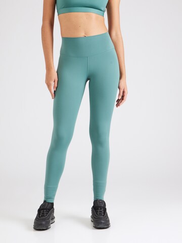 NIKE Skinny Sportbroek 'ONE' in Groen: voorkant