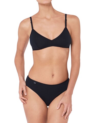 SLOGGI Tai-Slip ' 24/7 Cotton ' in Schwarz: Vorderseite