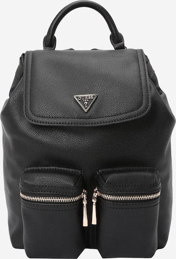 Kuprinė 'MANHATTAN II FLAP BACKPACK' iš GUESS, spalva – juoda, Prekių apžvalga