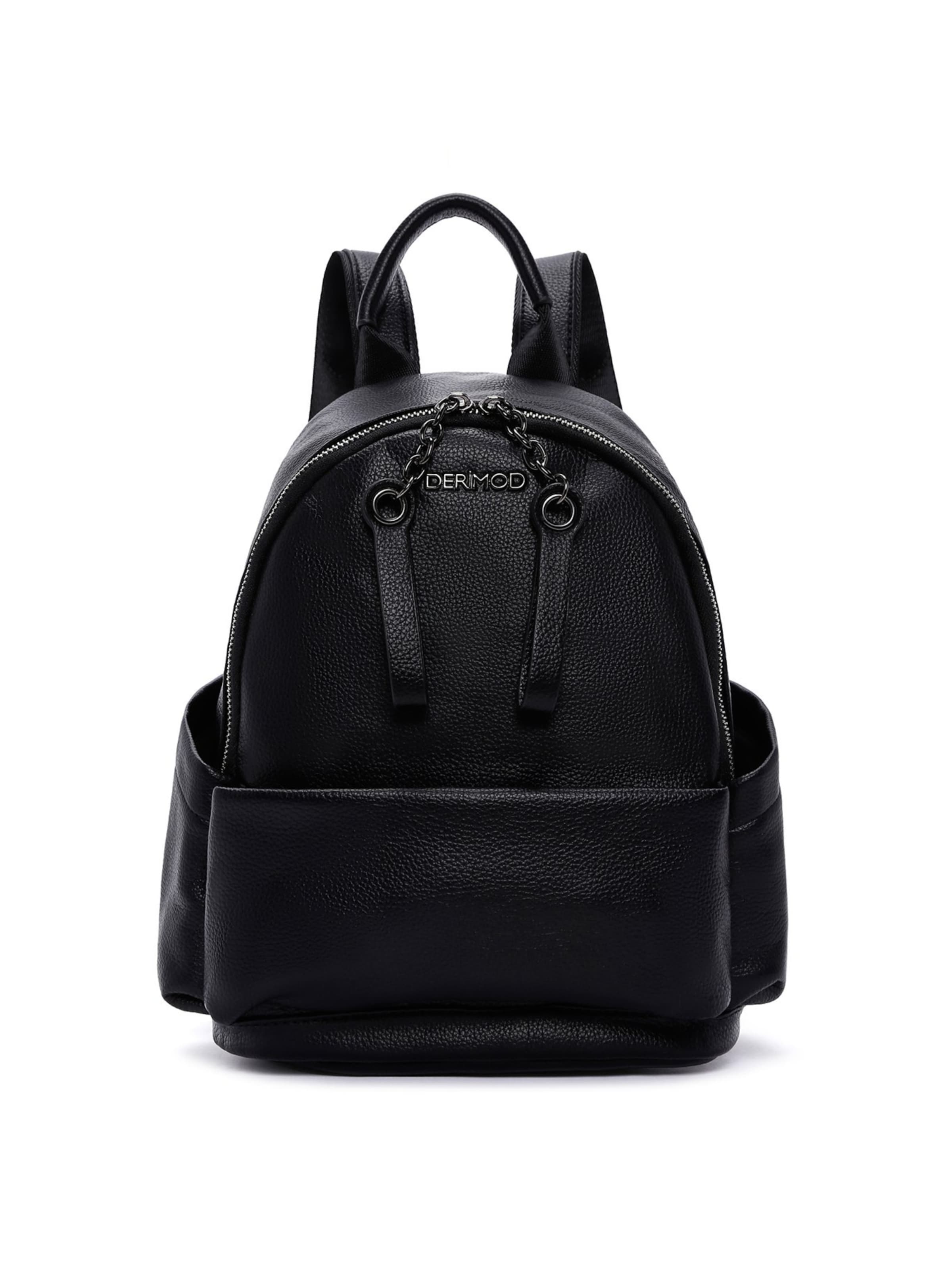 Derimod Rucksack in Schwarz: Vorderseite