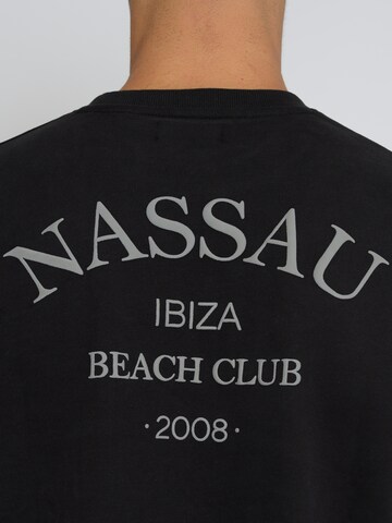 NASSAU Beach Club Sweatshirt ' NB231045 ' in Zwart