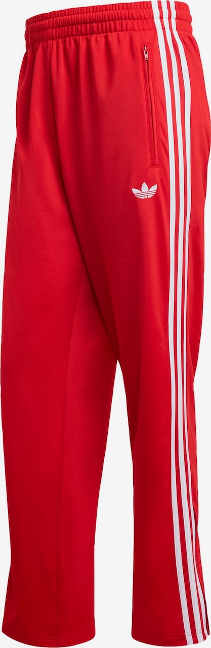 Regular Pantaloni 'Firebird' de la ADIDAS ORIGINALS pe roșu: față