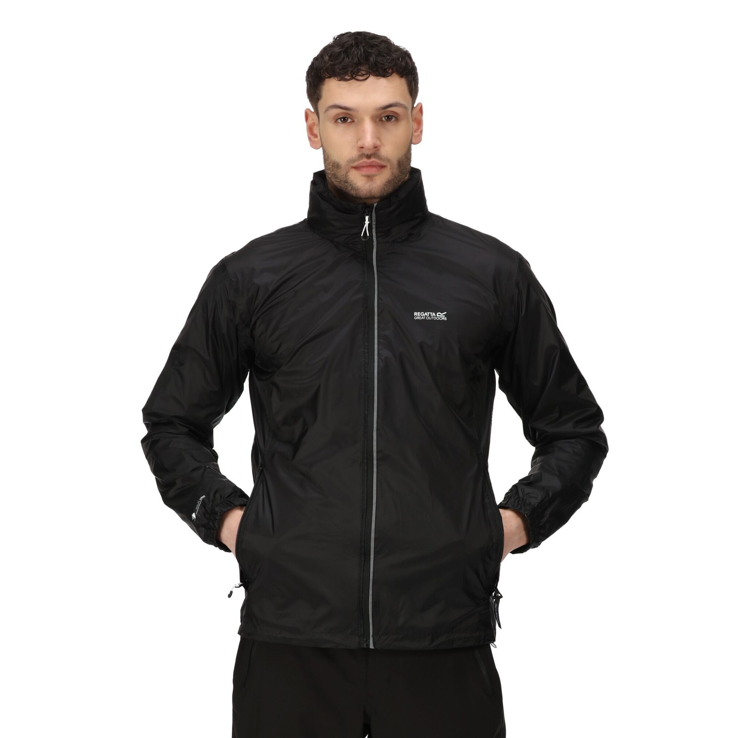 Giacca per outdoor 'Lyle IV' di REGATTA in nero: frontale