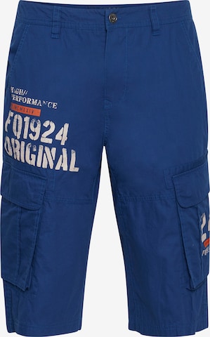 FQ1924 Regular Cargoshorts in Blau: predná strana