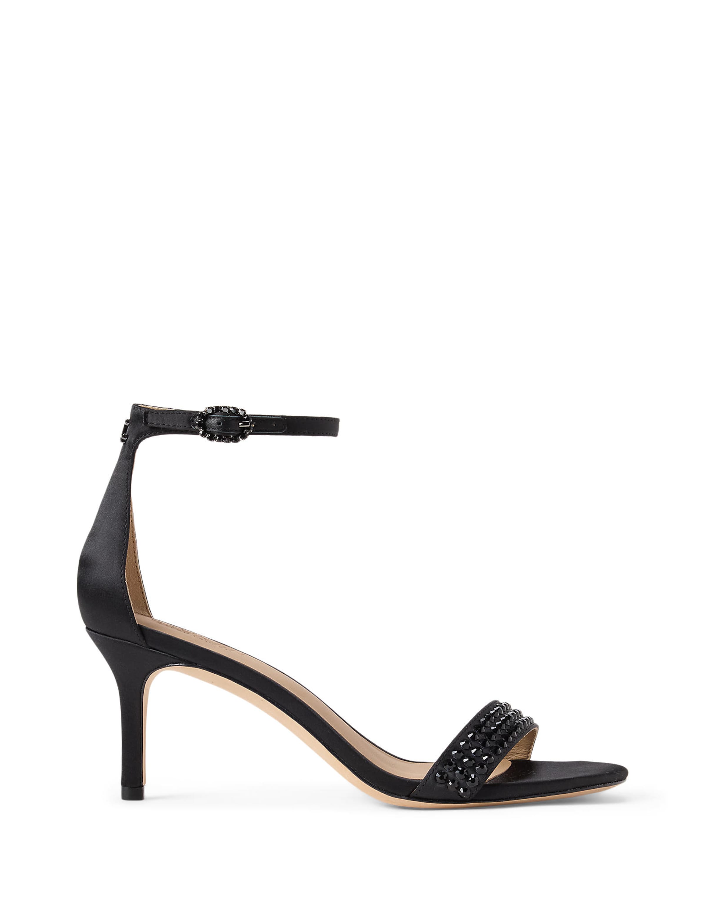 Sandale cu baretă 'ALLIE' de la Lauren Ralph Lauren pe negru