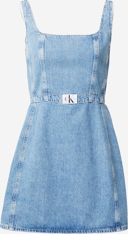 Robe Calvin Klein Jeans en bleu : devant