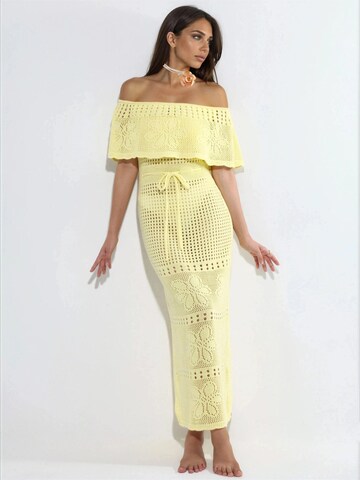 Hiccup Beach dress in Yellow: front