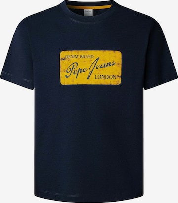 T-Shirt 'Suen' Pepe Jeans en bleu : devant