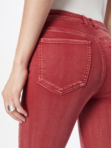 VILA Skinny Jeans 'AMY' in Rood