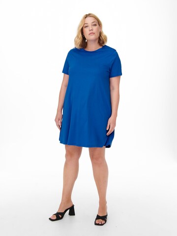 ONLY Carmakoma Jurk 'April' in Blauw