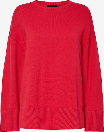 PIECES Pullover 'PCAva' in Rot: Vorderseite