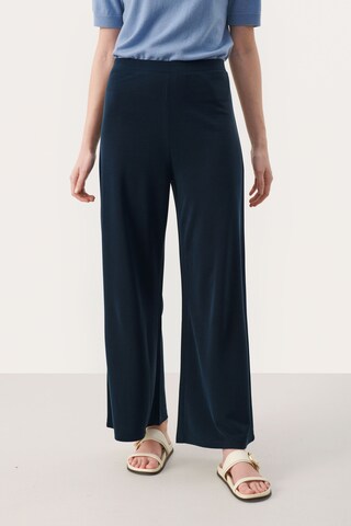 Part Two Wide Leg Hose 'Timbrel' in Blau