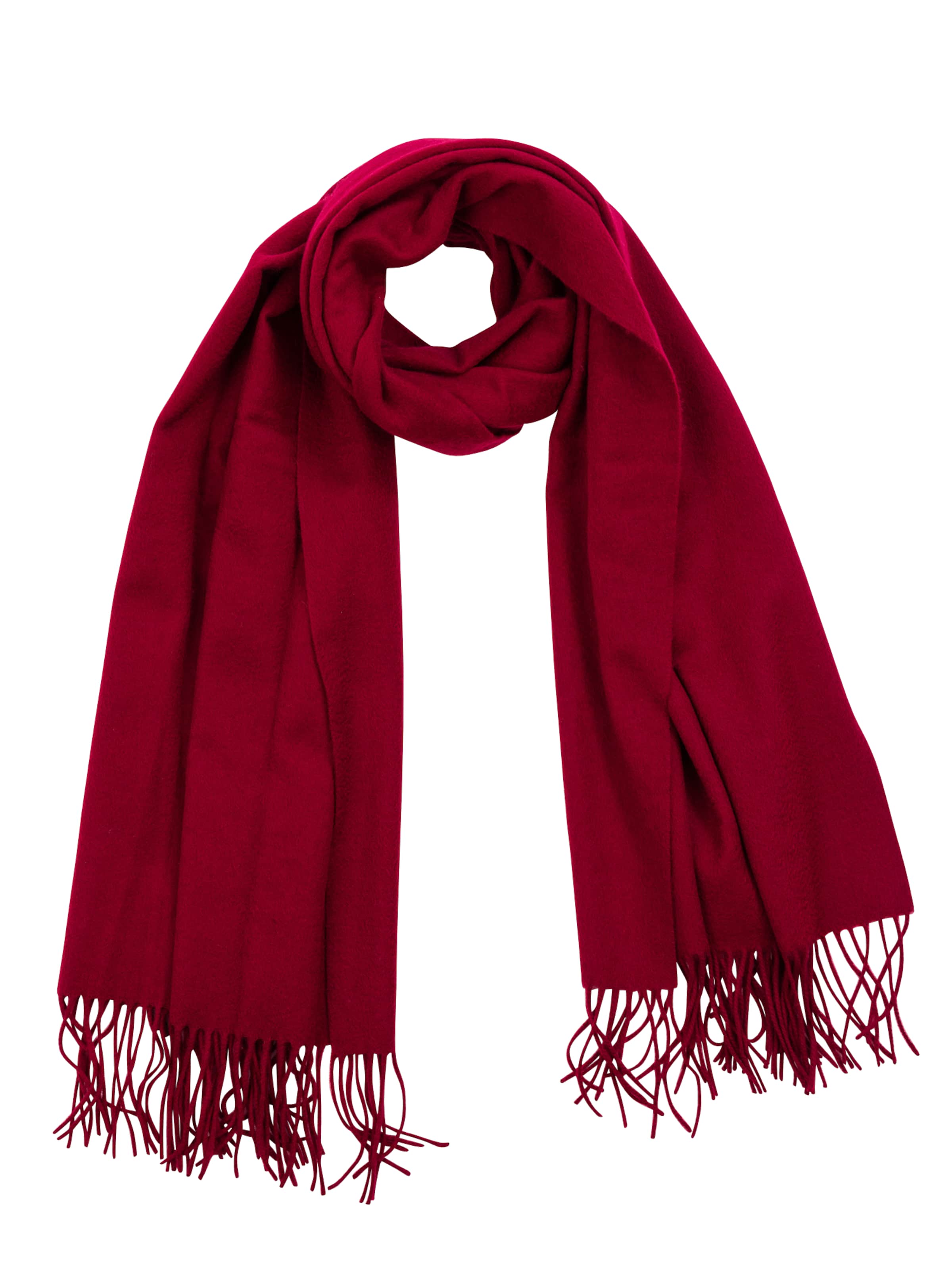 CASH-MERE.CH Sjal i rød: forside
