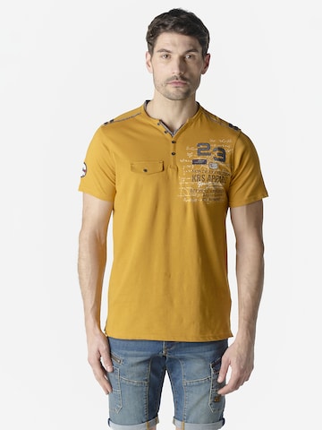 KOROSHI - Camiseta en amarillo: frente