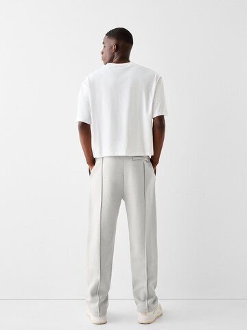 Loosefit Pantalon Bershka en gris
