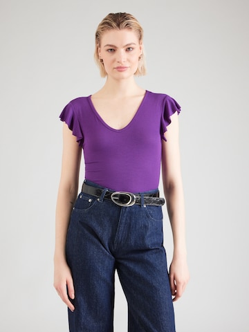 Tricou 'ONLBELIA' de la ONLY pe mov: față