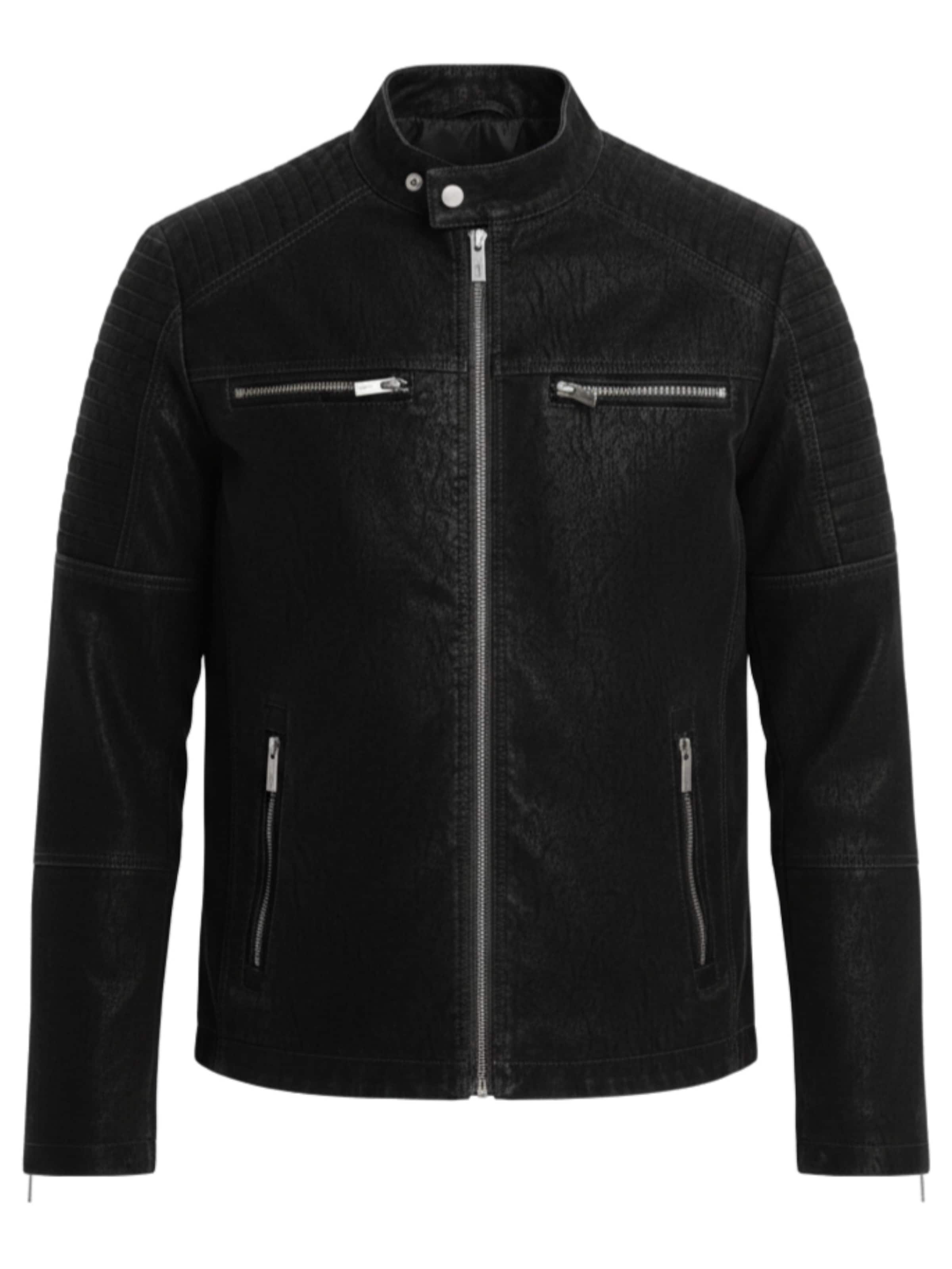 Ombre Tussenjas 'OM-JAFL-0197' in Zwart: voorkant