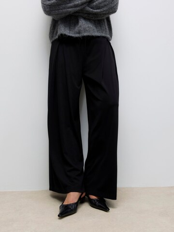 VERO MODA - Pierna ancha Pantalón 'VMAWTEMPLE' en negro: frente