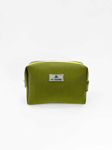 Mywander Toiletry Bag 'Toiletry bag / Makeup bag' in Green: front