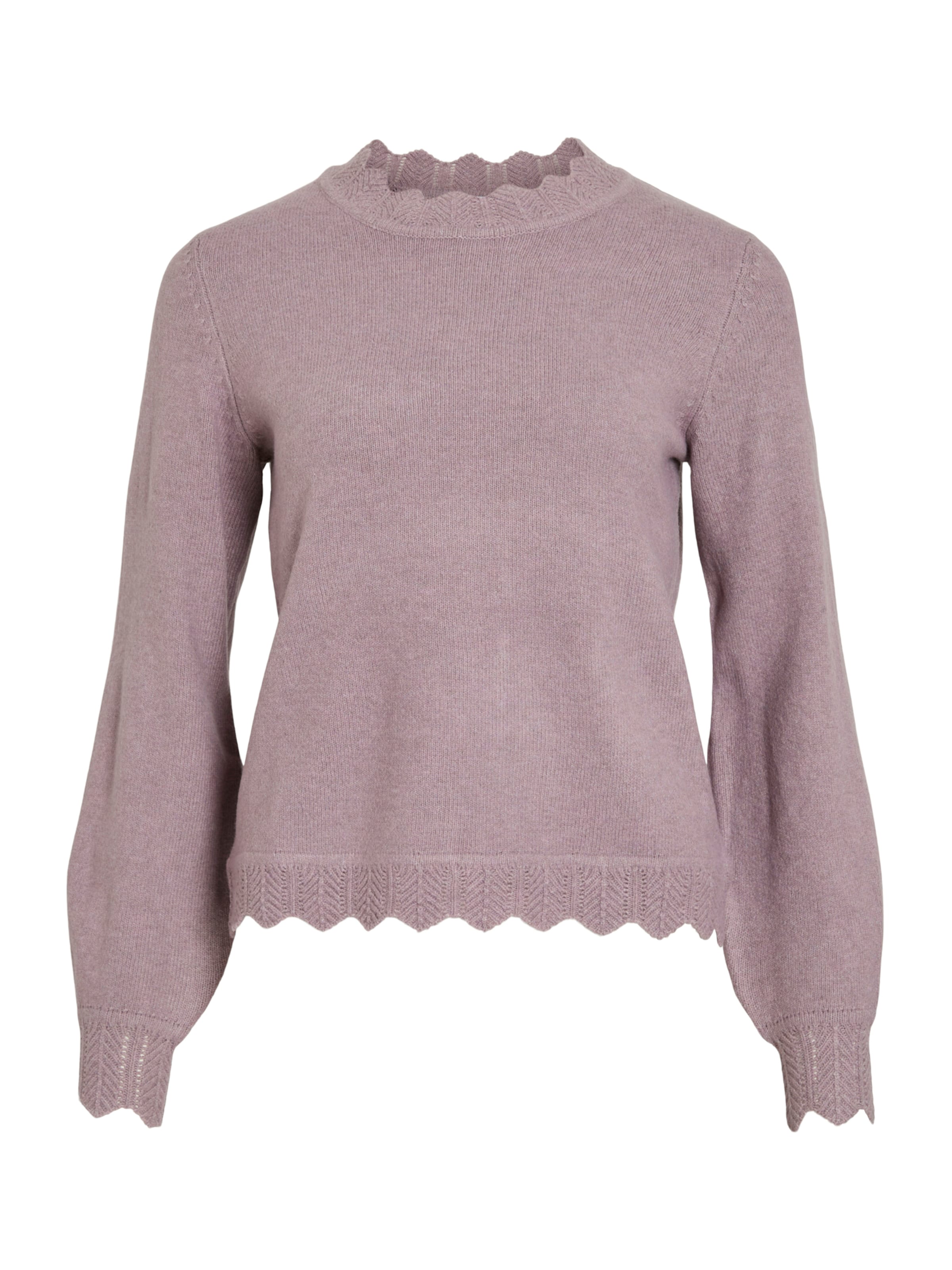 VILA Πουλόβερ 'VINIKOLINA' σε λιλά: μπροστά