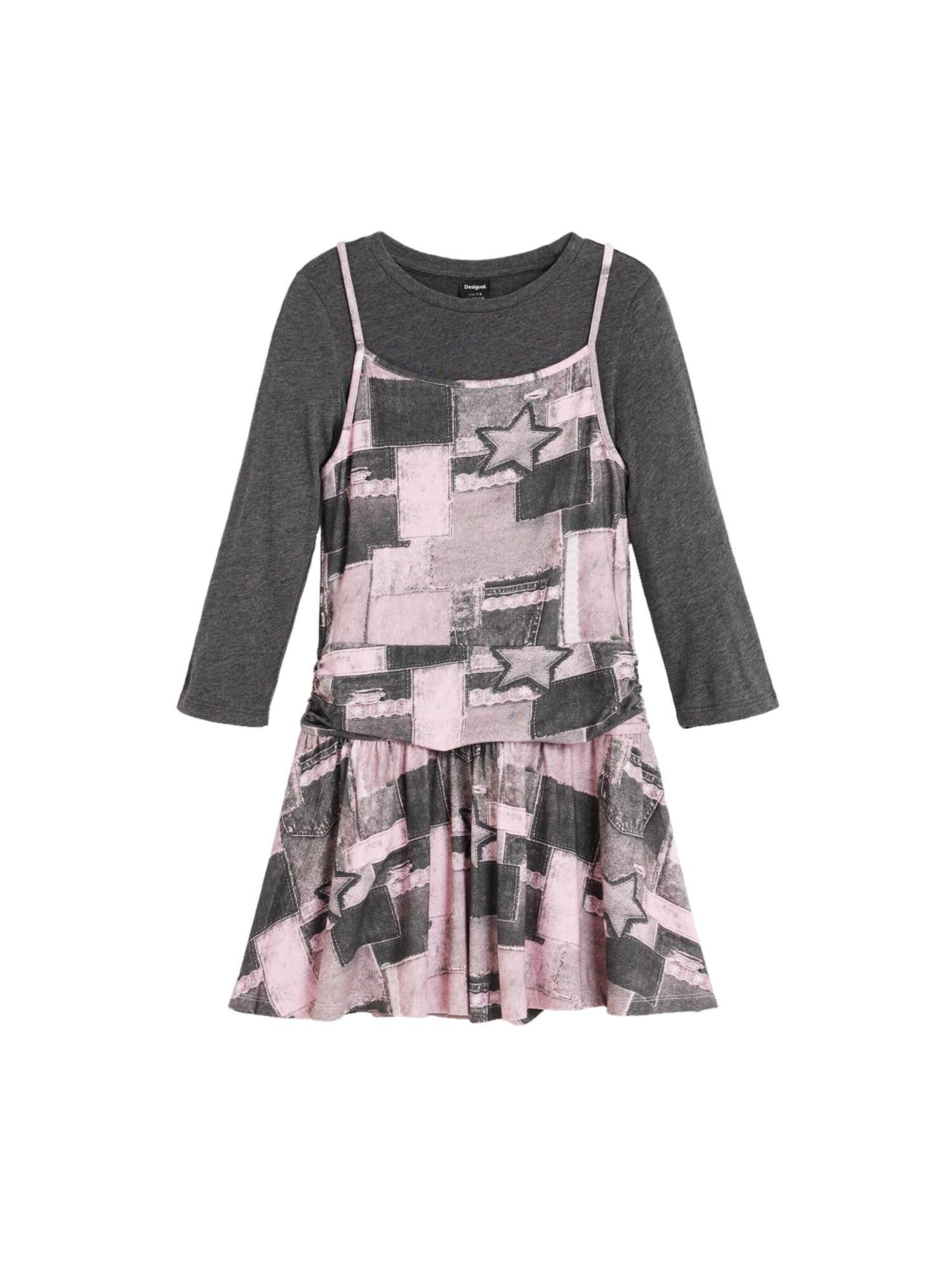Rochie de la Desigual pe gri: față