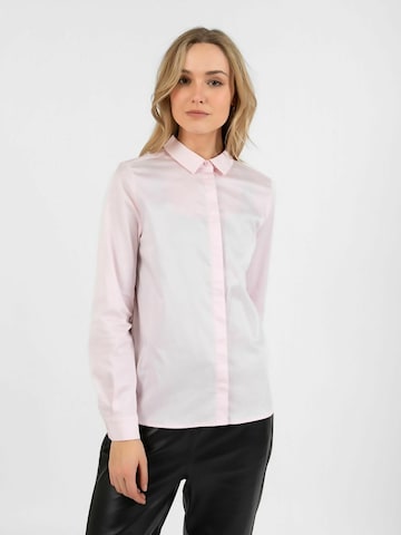 Coster Copenhagen Koszulka ' Fitted ' w kolorze różowy: przód