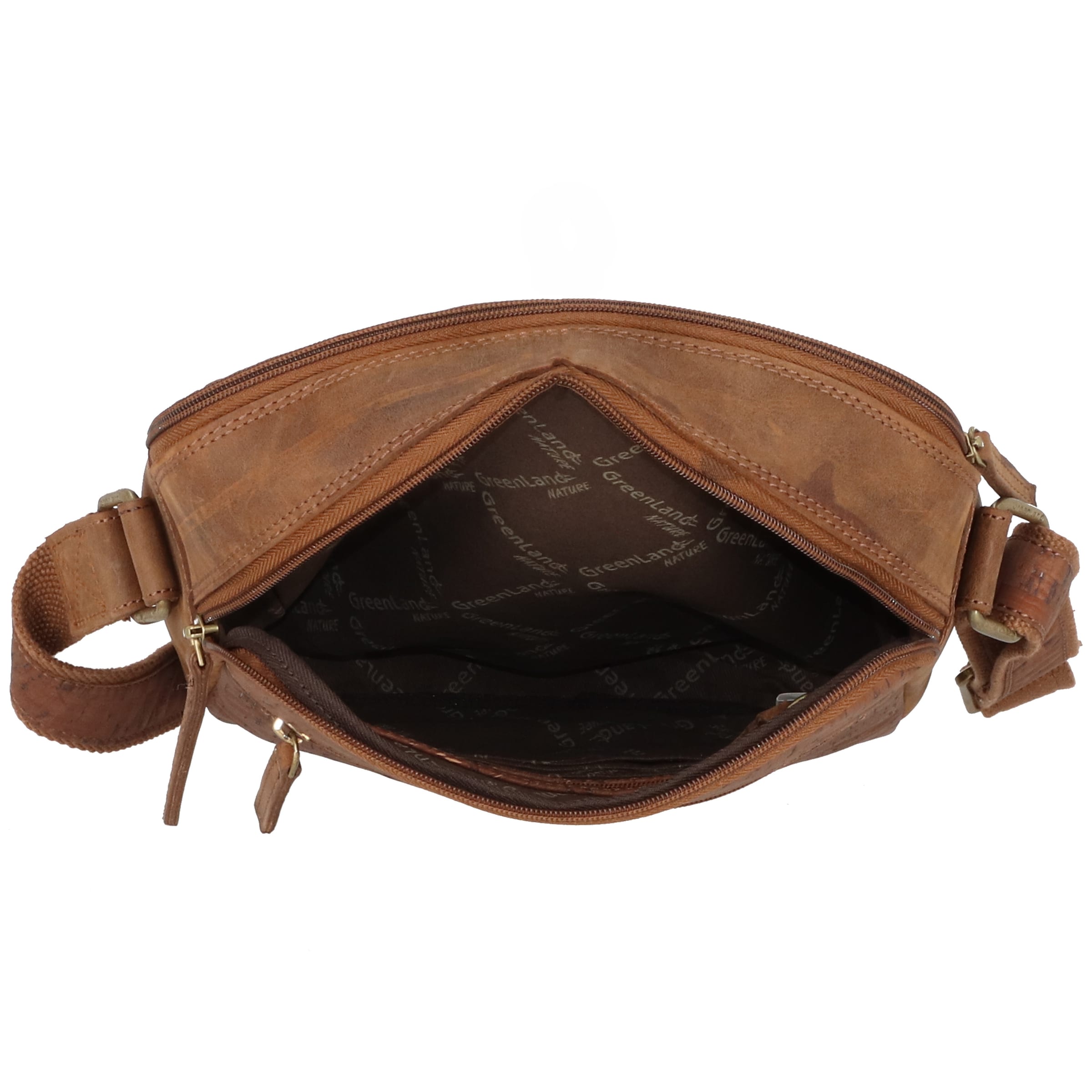 Greenland Nature Schoudertas in Bruin