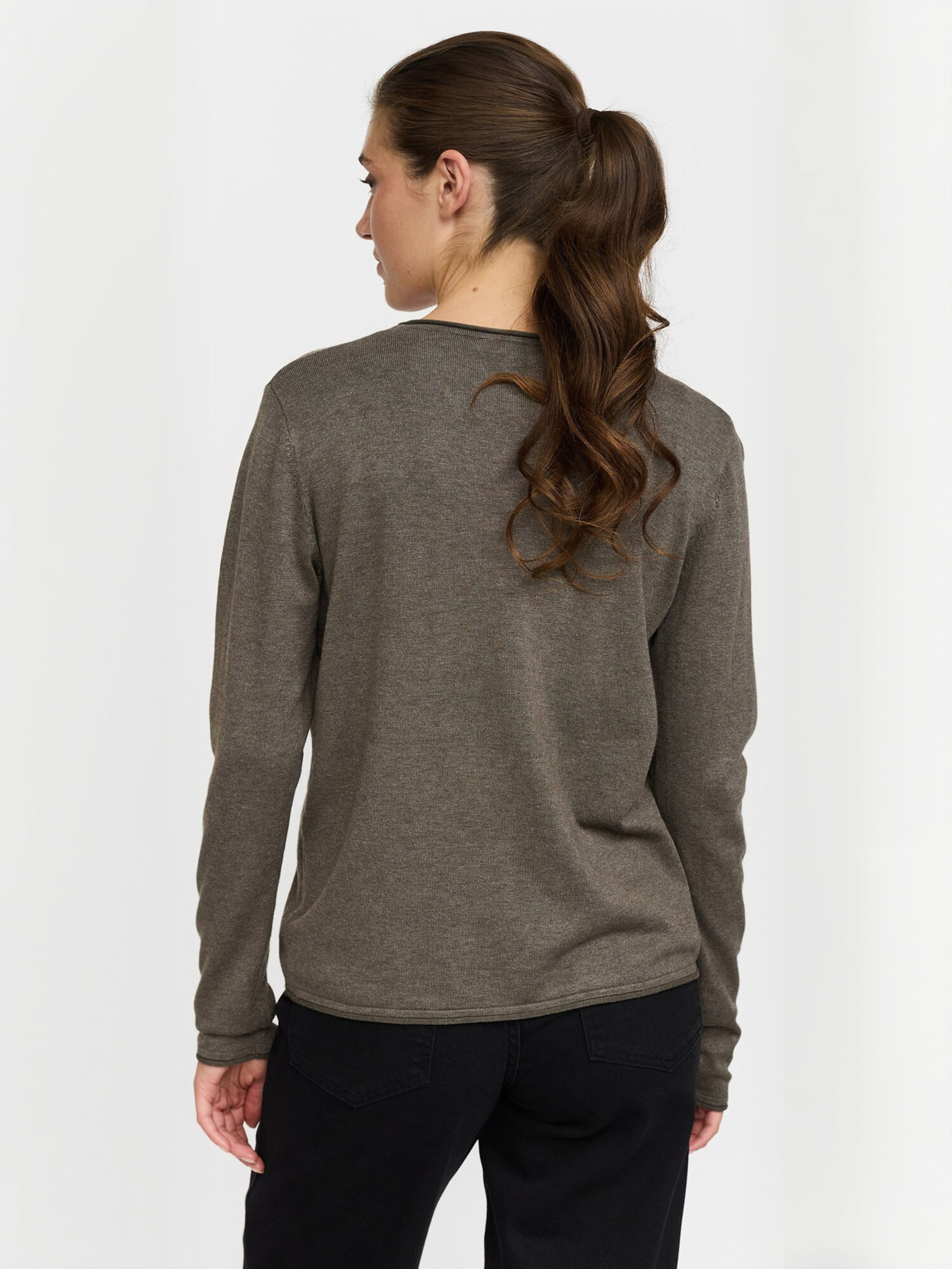 Pulover ' SRMarla ' de la Soft Rebels pe gri: spate