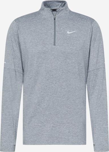 NIKE Athletic Sweatshirt in mottled grey / White, Item view