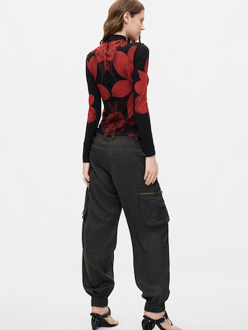 Desigual Tapered Παντελόνι cargo σε μαύρο