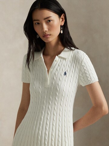 Abito in maglia di Polo Ralph Lauren in bianco