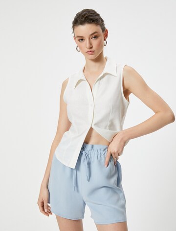 Koton Pants in Blue: front