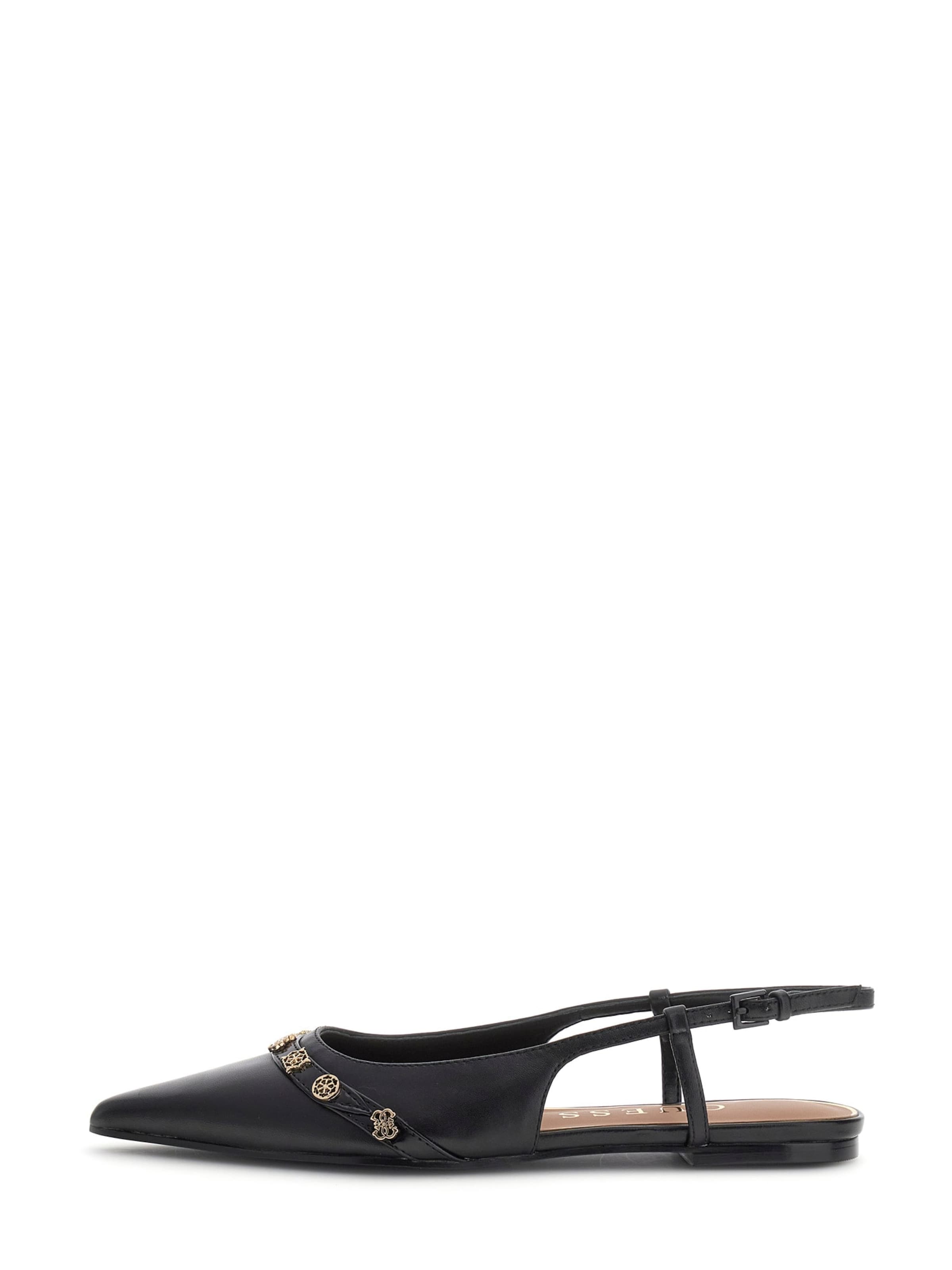 GUESS Балетки с ремешком 'DORLEE' в Черный