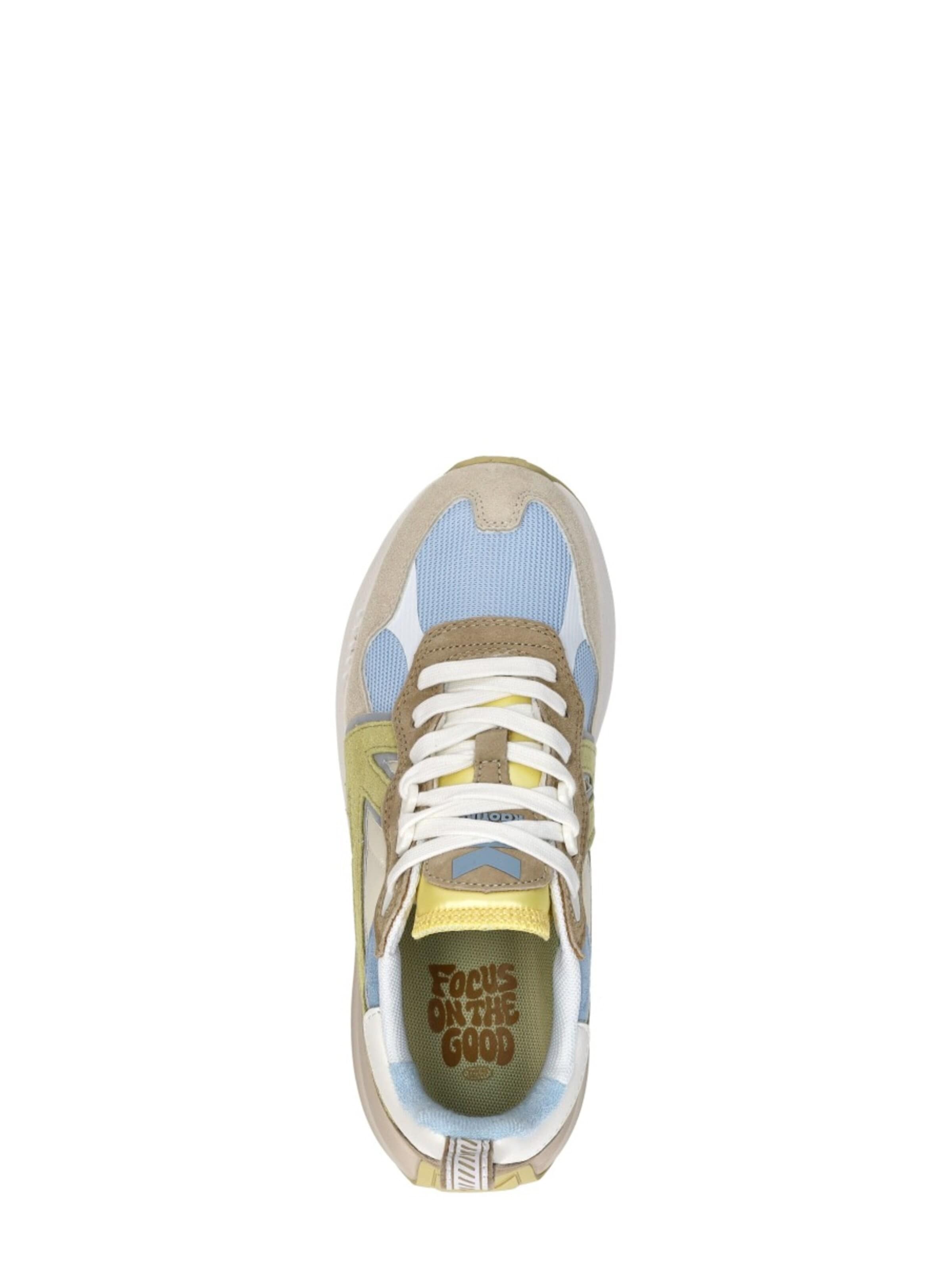 Kaotiko Sneakers laag 'Detroit' in Geel