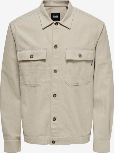 Only & Sons Button Up Shirt 'KENNET' in Grey, Item view