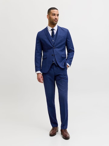 Slimfit Pantaloni cu dungă 'Solaris' de la JACK & JONES pe albastru: față
