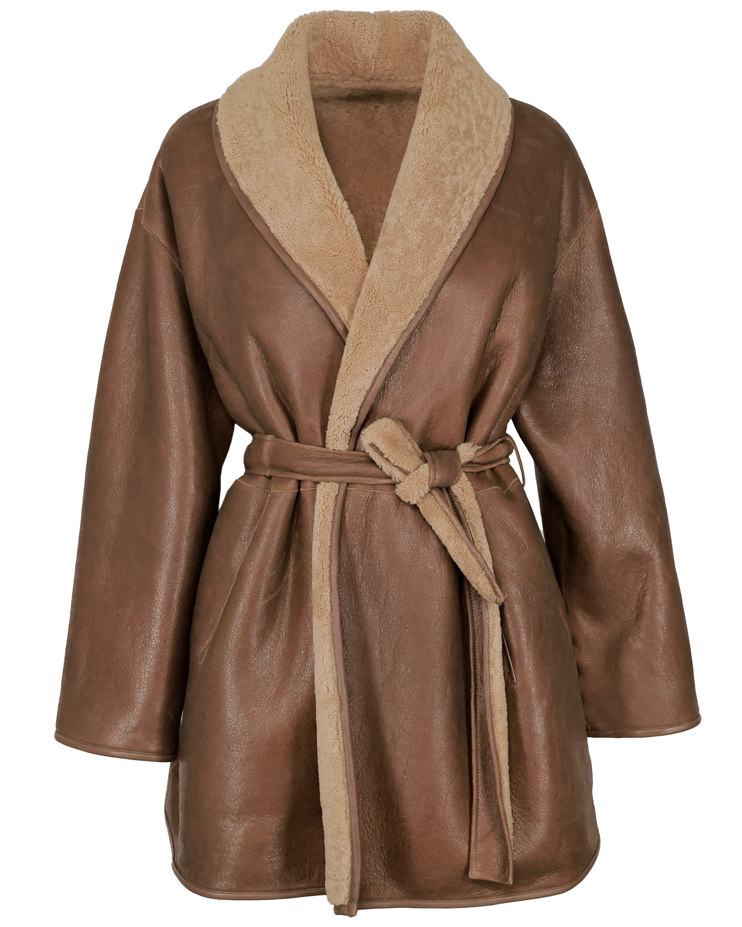 Maze Wintermantel in Bruin: voorkant