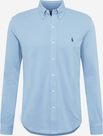 Polo Ralph Lauren Slim fit Button Up Shirt in Blue: front