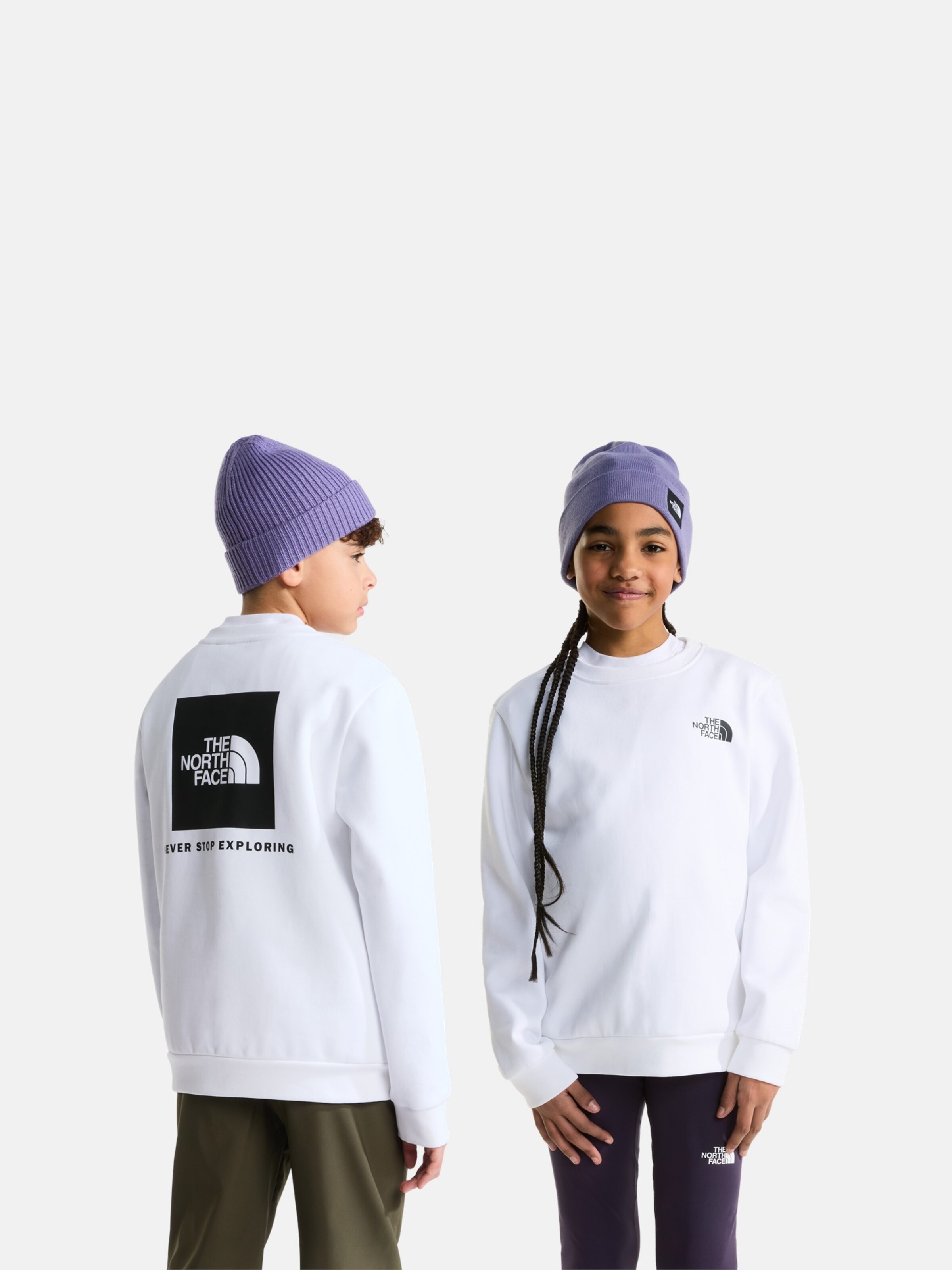 Felpa di THE NORTH FACE in bianco