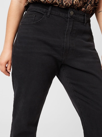 Noisy May Curve Regular Jeans 'MONI' in Black