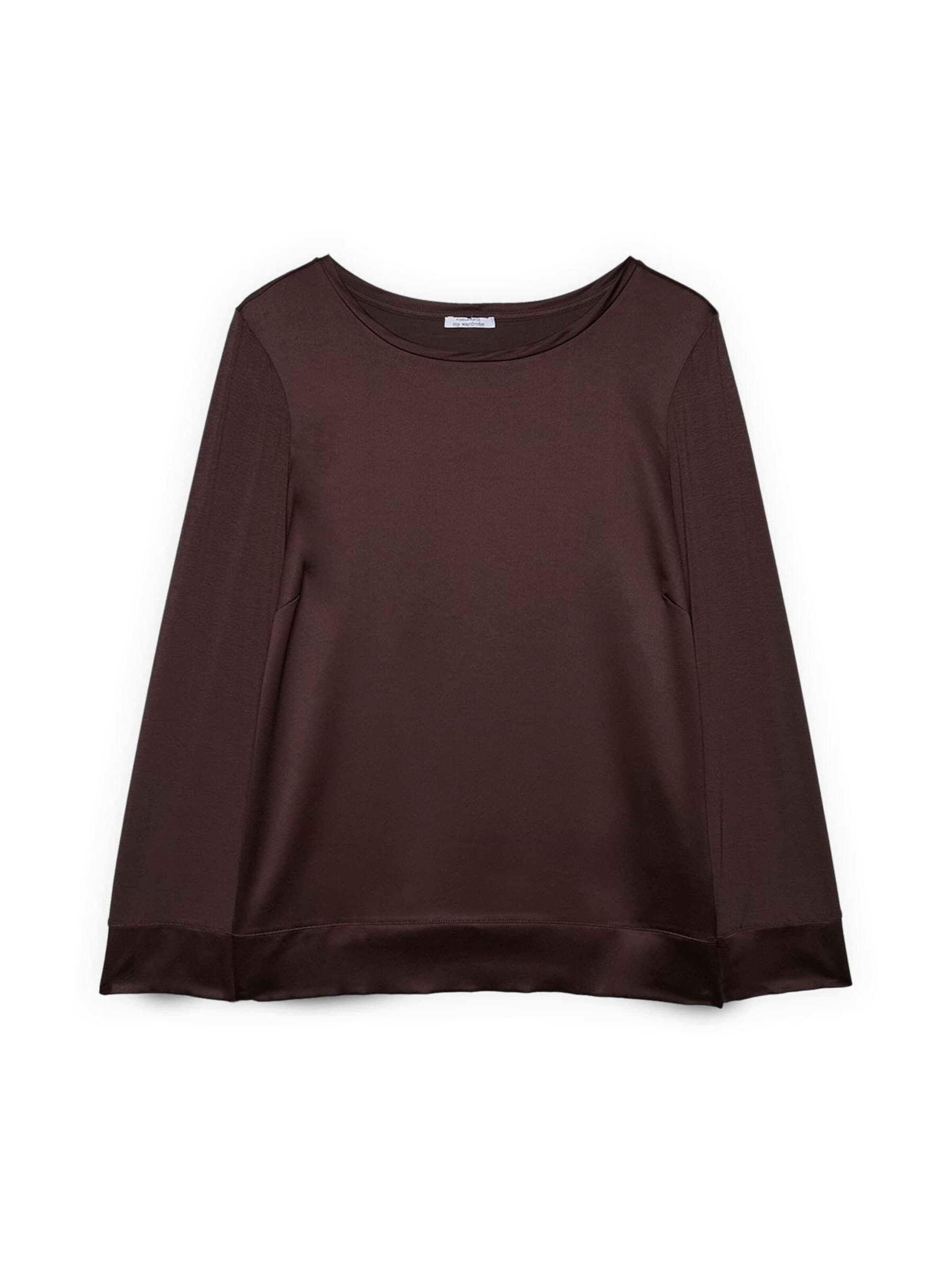 T-shirt Fiorella Rubino en marron : devant