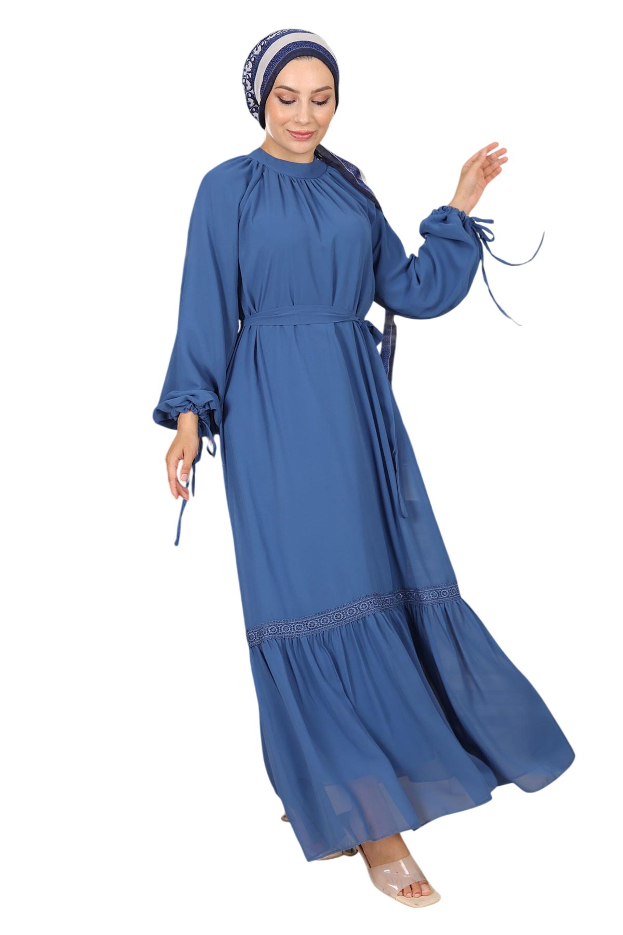 MODAMIHRAM Kleid in Blau