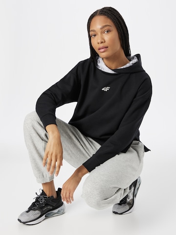 4F Sportief sweatshirt in Zwart